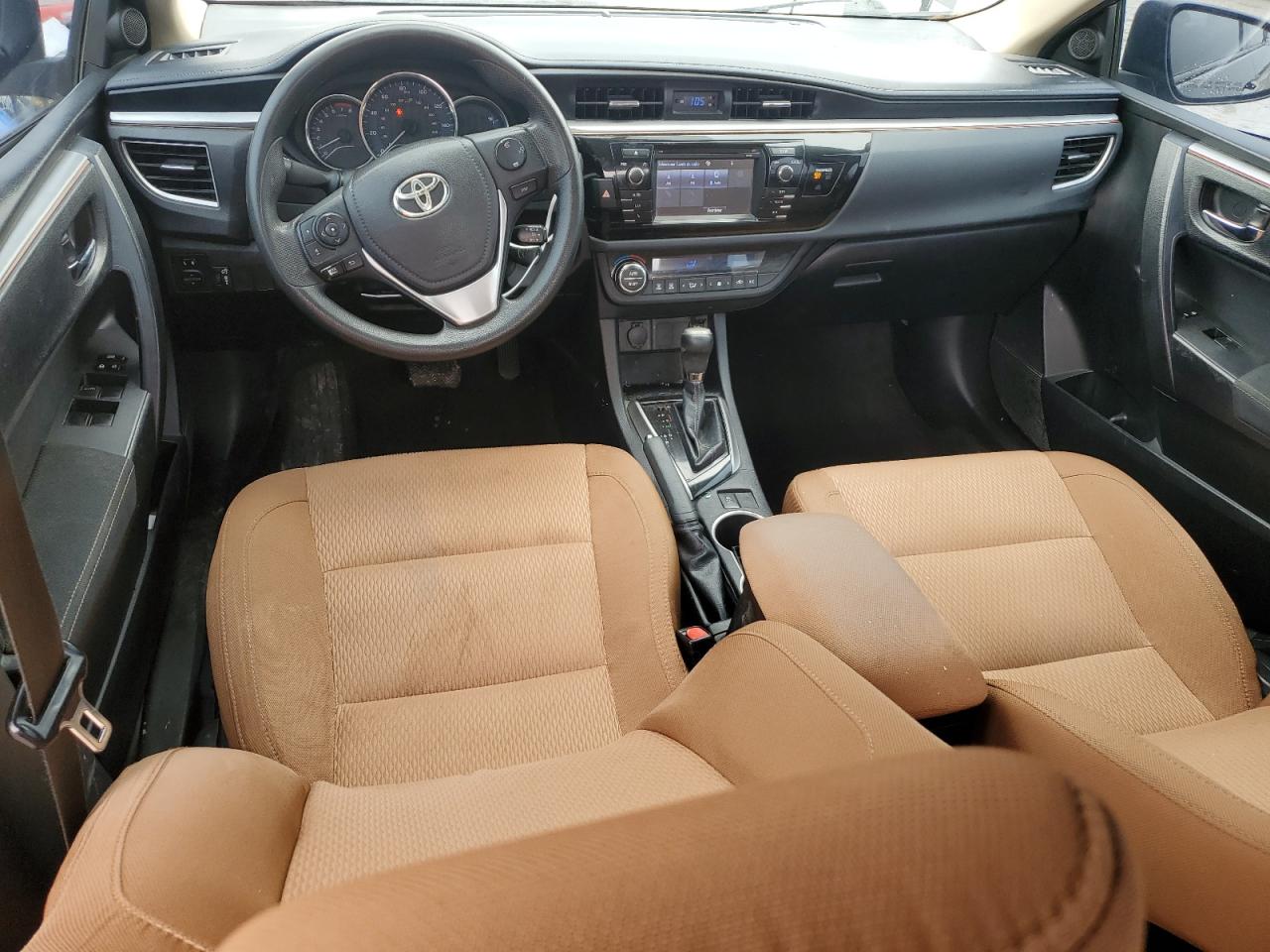 2015 Toyota Corolla VIN 2T1BURHE8FC351061 Copart auction photo, rear end damage thumbnail 8