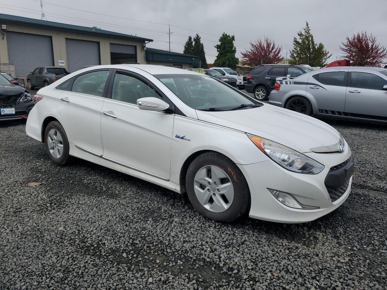 2012 Hyundai Sonata VIN KMHEC4A45CA042759 Copart auction photo, rear end / front end damage thumbnail 4