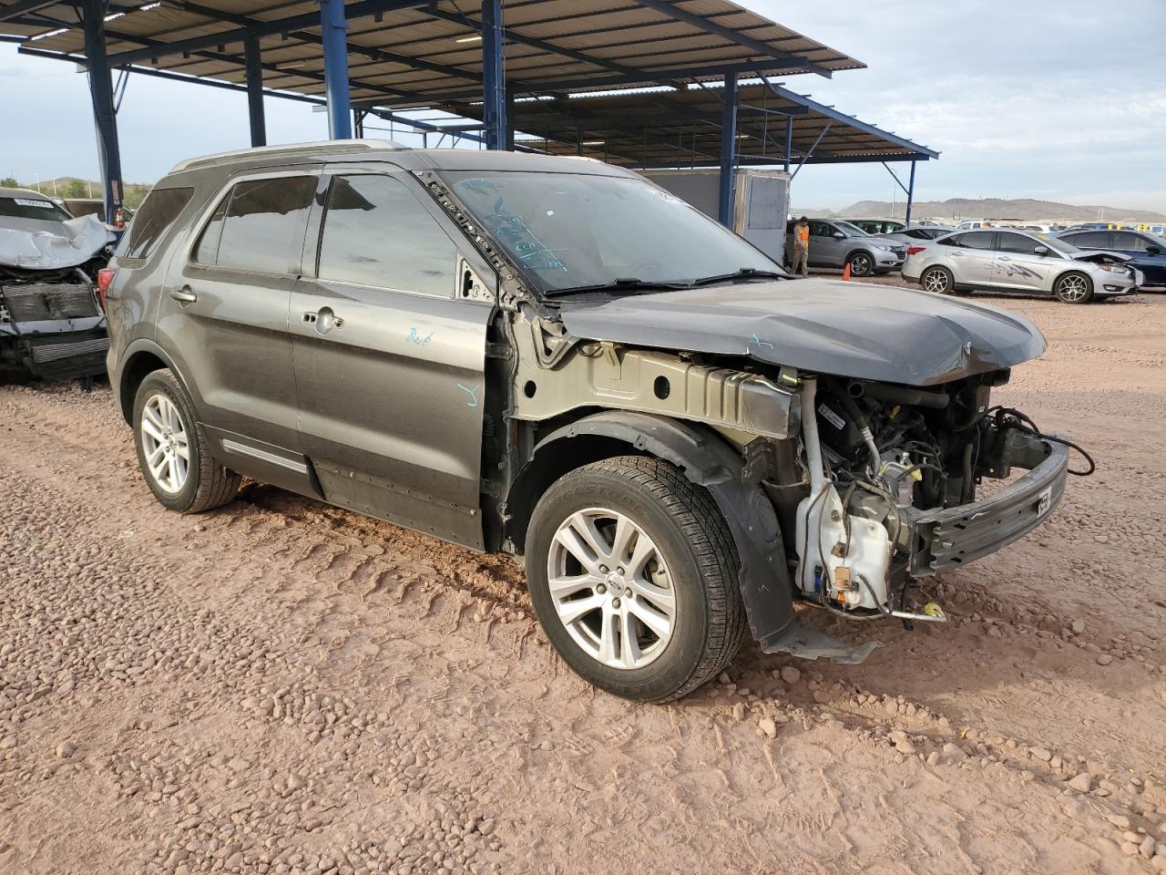 2019 Ford Explorer VIN 1FM5K7D88KGA77309 Copart auction photo, front end damage thumbnail 4