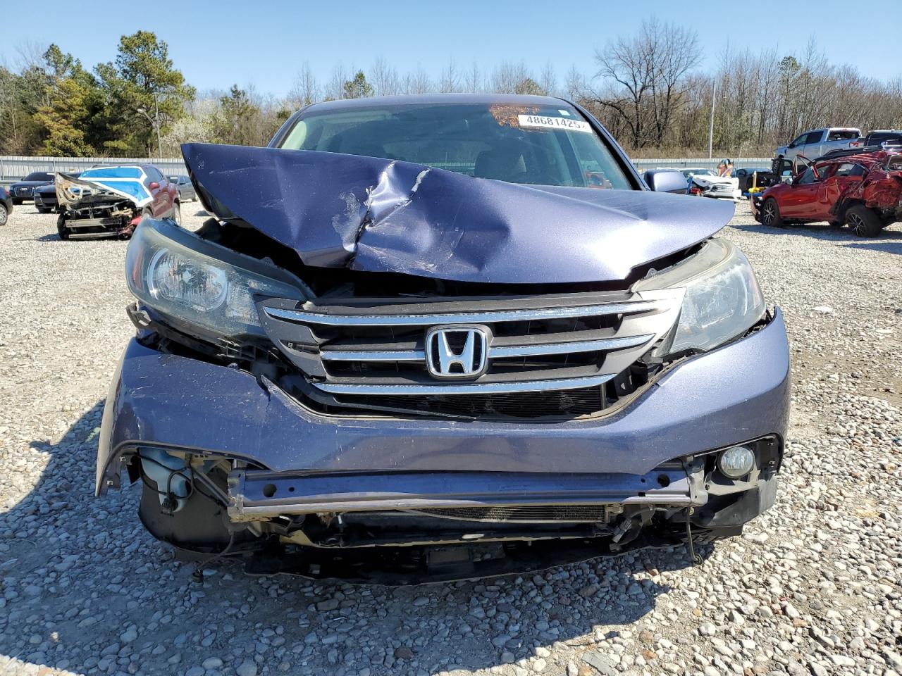 2014 Honda CR-V VIN 3CZRM3H51EG702659 Copart auction photo, front end damage thumbnail 5