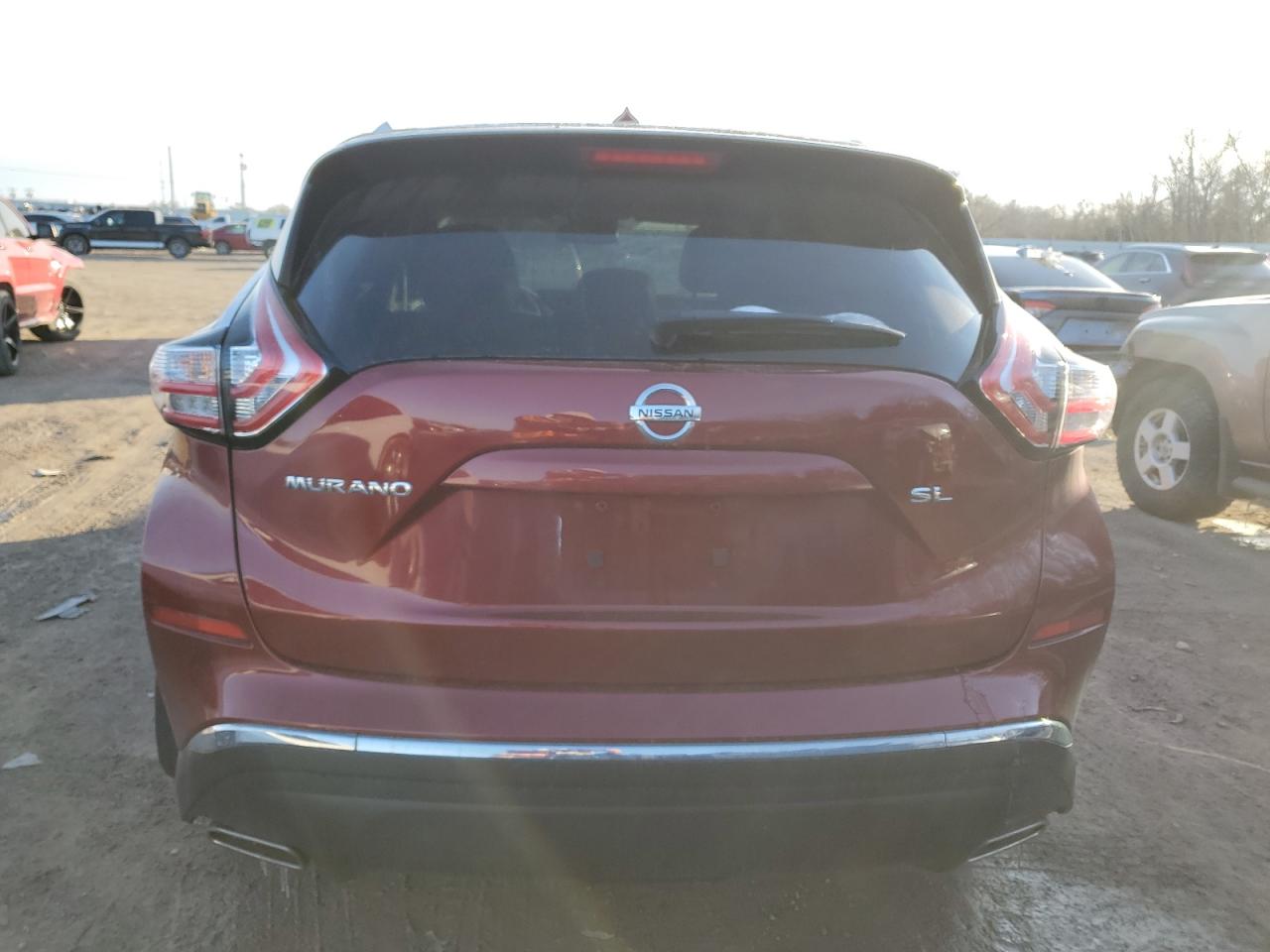2015 Nissan Murano VIN 5N1AZ2MG6FN249357 Copart auction photo, side / front end damage thumbnail 6