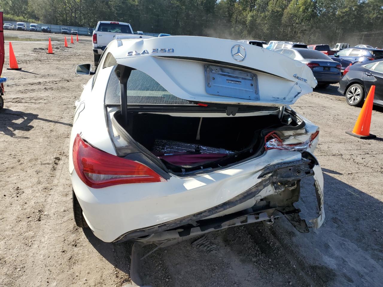 2016 Mercedes-Benz CLA-klasse VIN WDDSJ4GB7GN331679 Copart auction photo, rear end damage thumbnail 6