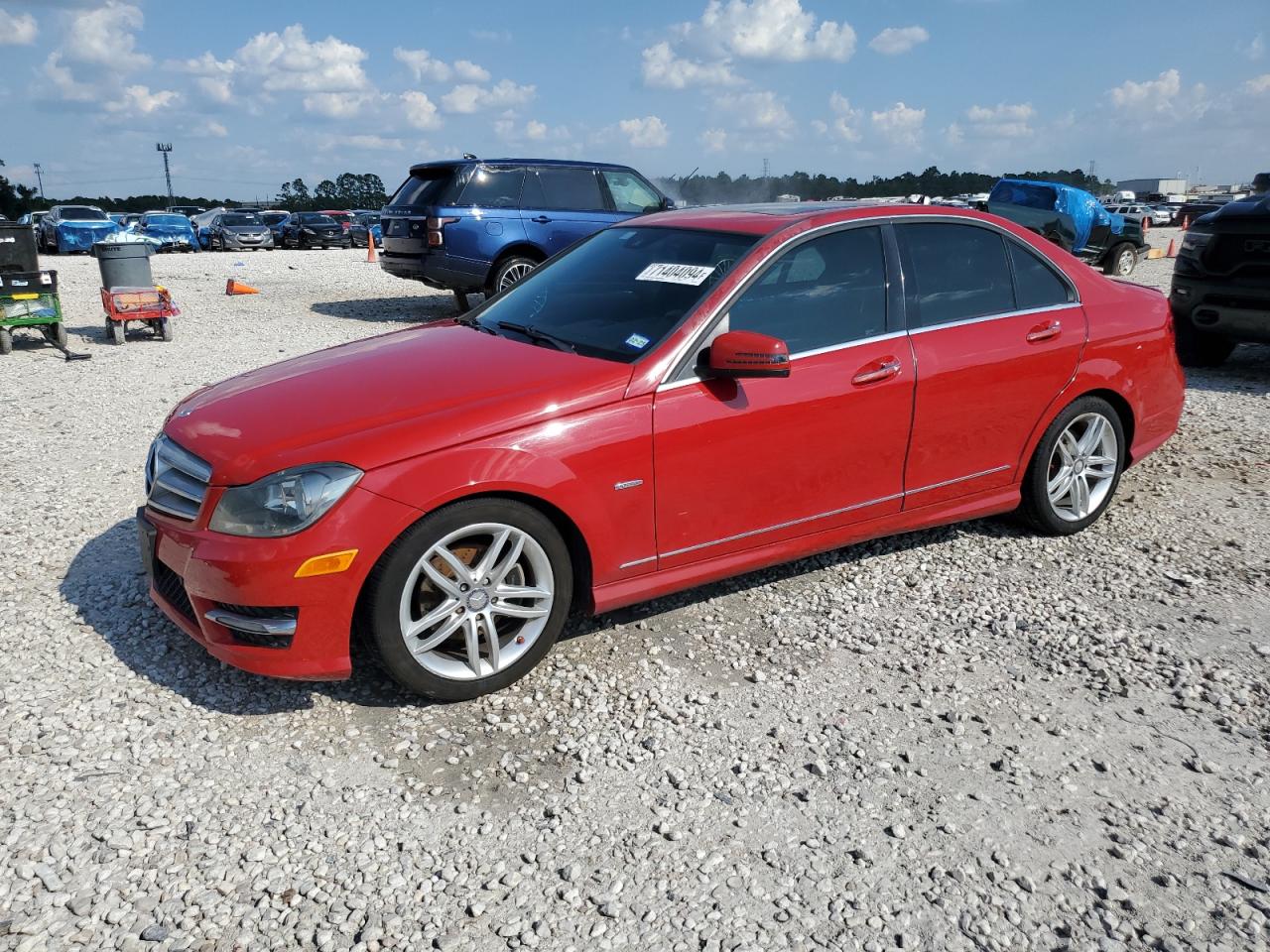 2012 Mercedes-Benz C-klasse VIN WDDGF4HB4CA637472