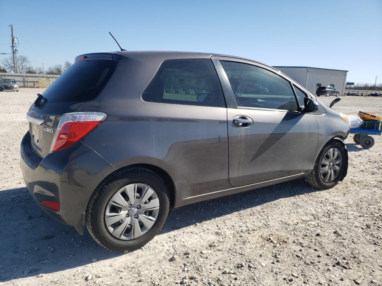 2012 Toyota Yaris VIN JTDJTUD3XCD529461 Copart auction photo, front end damage thumbnail 3