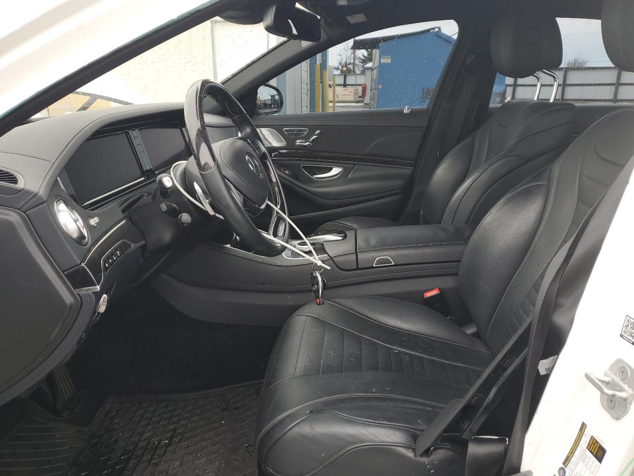 2016 Mercedes-Benz S-klasse VIN WDDUG8FB5GA238988 Copart auction photo, side damage thumbnail 7