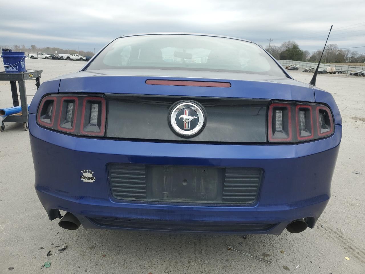 2014 Ford Mustang VIN 1ZVBP8AM9E5315522 Copart auction photo, front end / side damage thumbnail 6