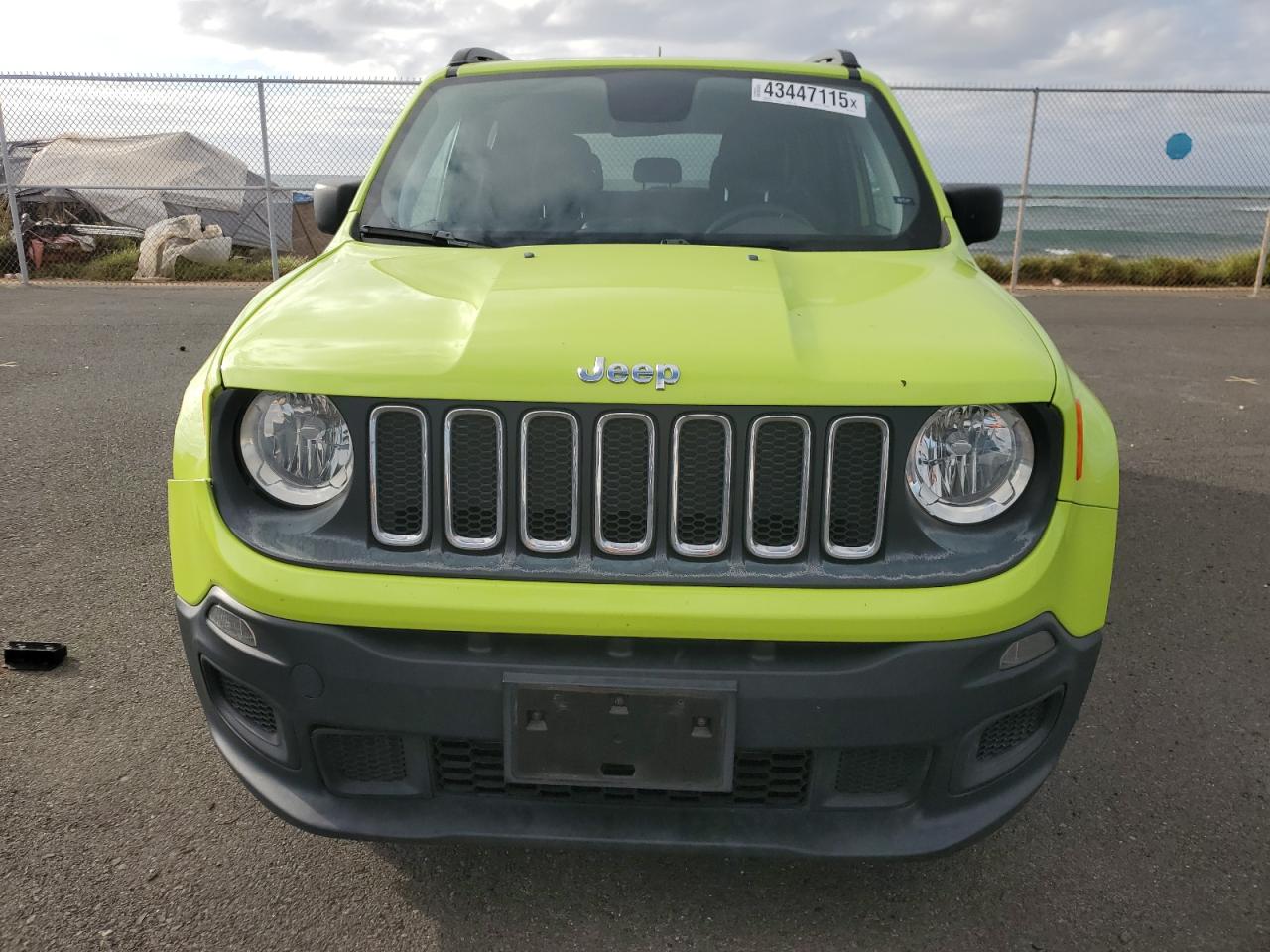 2018 Jeep Renegade VIN ZACCJAAB0JPG92224 Copart auction photo, front end damage thumbnail 5