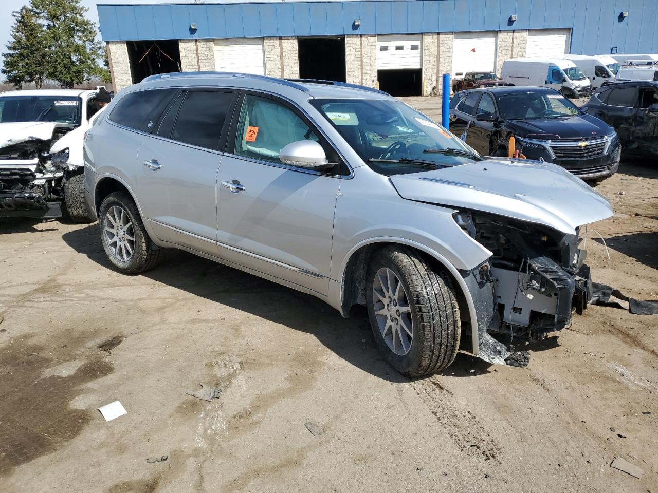 2016 Buick Enclave VIN 5GAKRBKD0GJ228807 Copart auction photo, front end damage thumbnail 4