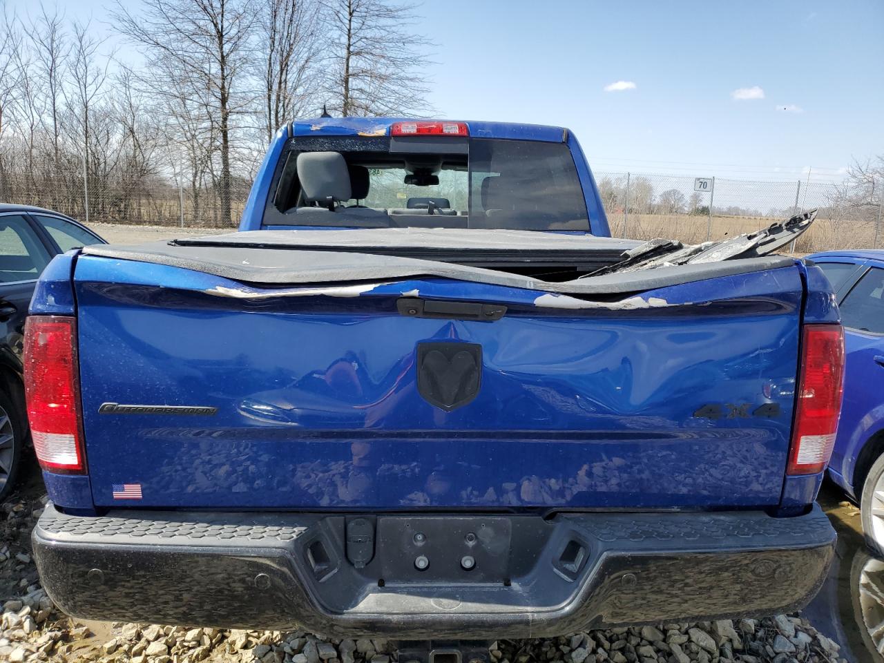 2016 RAM 1500 VIN 1C6RR7LT5GS171229 Copart auction photo, front end / rear end damage thumbnail 6