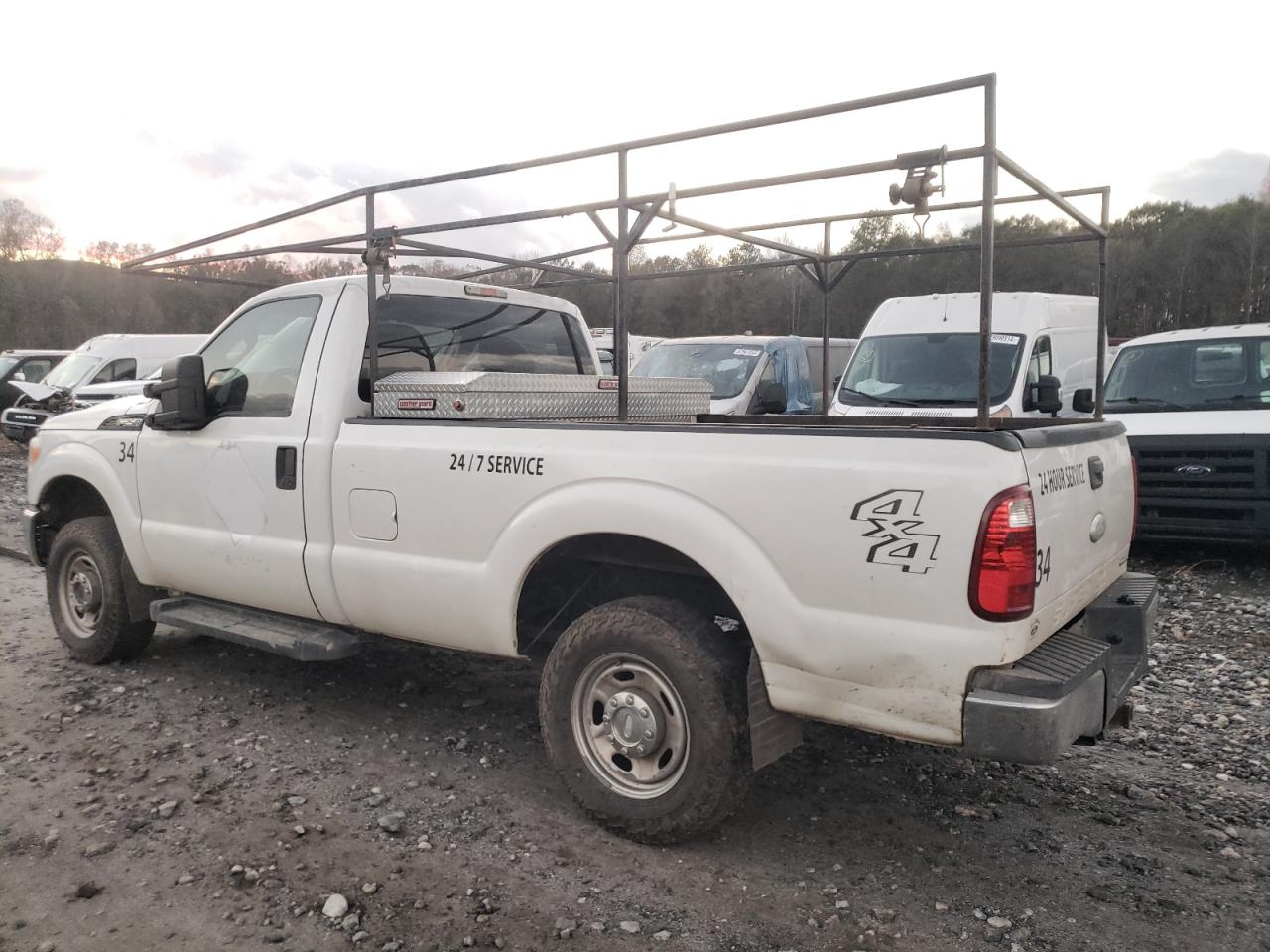2012 Ford F250 VIN 1FTBF2B65CEC75360 Copart auction photo, water/flood damage thumbnail 2