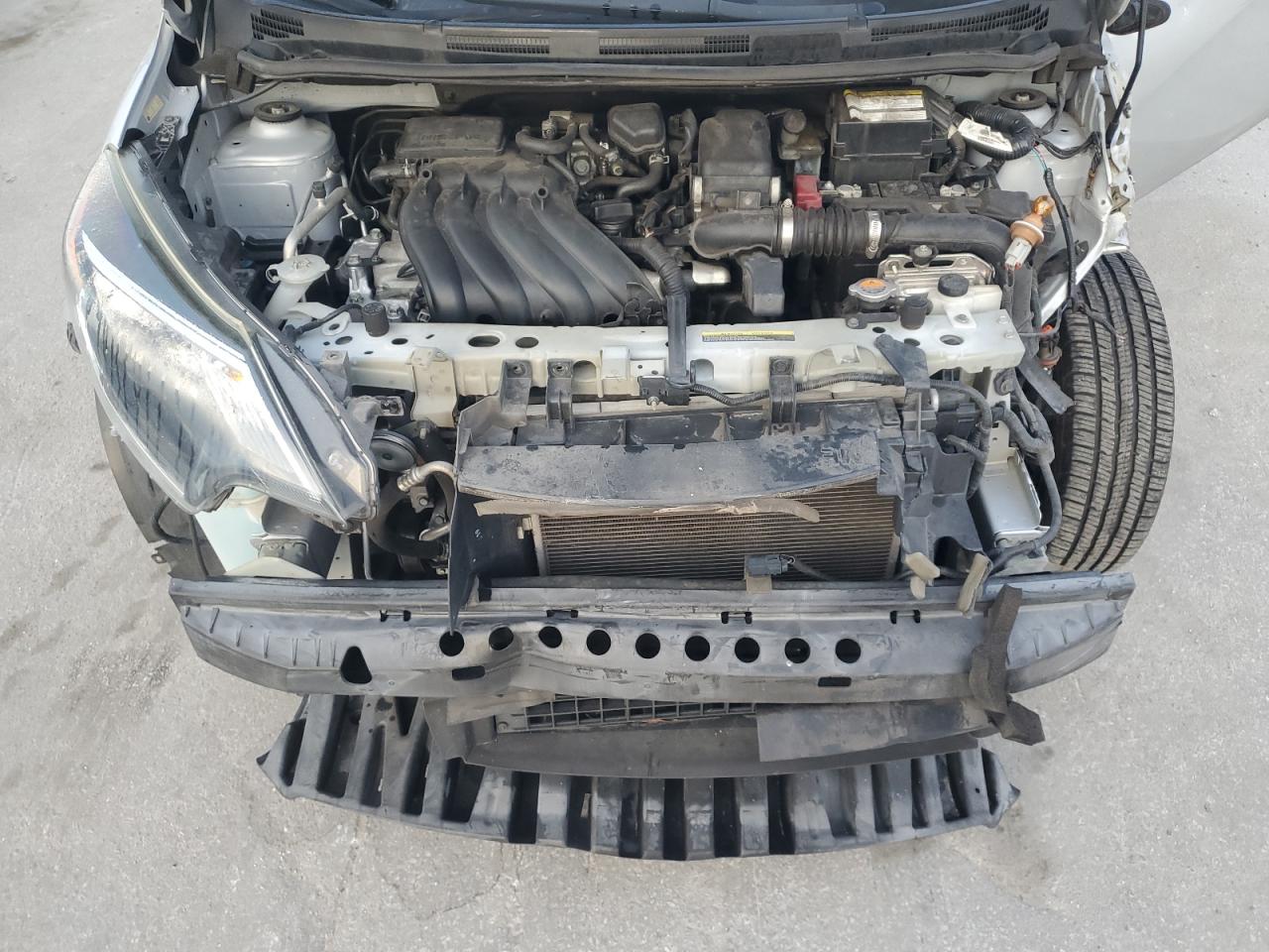 2017 Nissan Versa VIN 3N1CE2CP2HL357927 Copart auction photo, front end / side damage thumbnail 11
