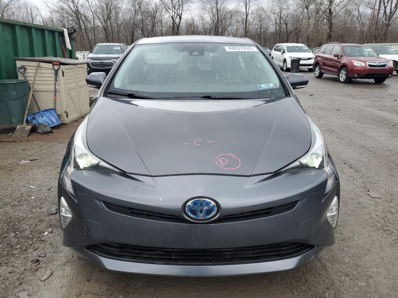 2017 Toyota Prius VIN JTDKARFU1H3032681 Copart auction photo, side / front end damage thumbnail 5