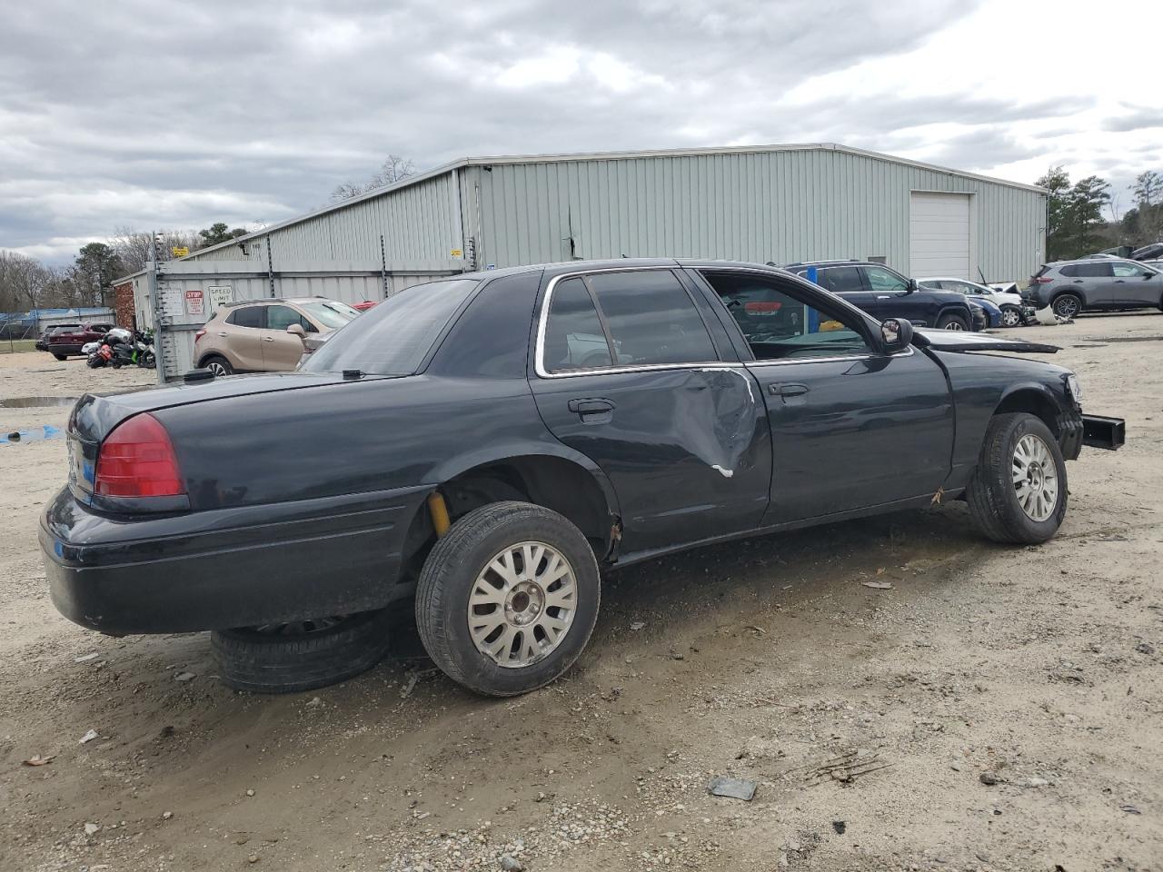 2008 Ford Crown Victoria VIN 2FAFP71V98X102473 Copart auction photo, all over damage thumbnail 3