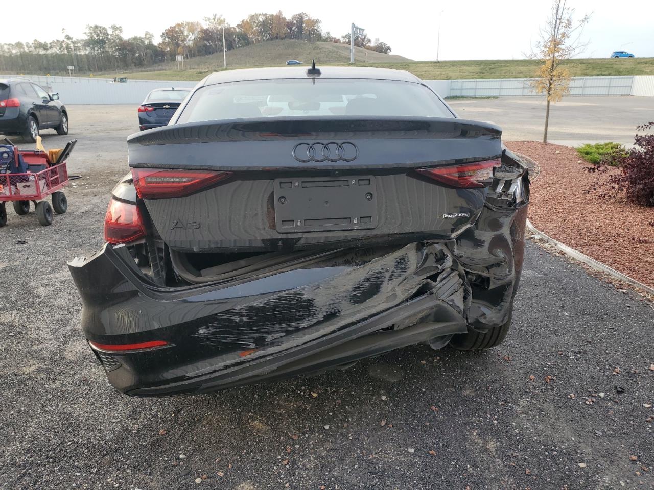 2024 Audi A3 VIN WAUHUDGY0RA125546 Copart auction photo, all over damage thumbnail 6