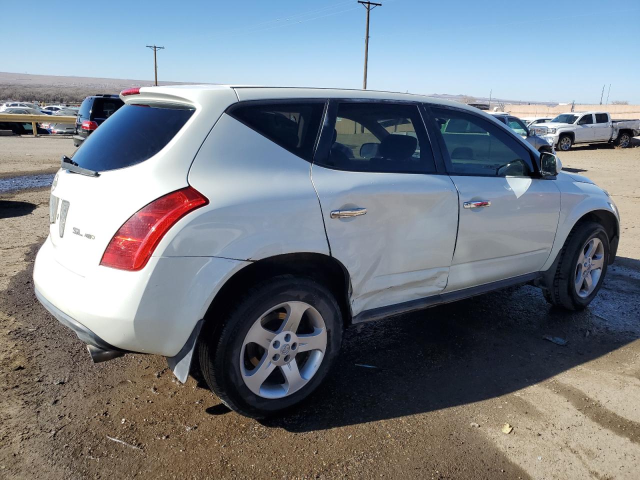 2004 Nissan Murano VIN JN8AZ08W64W306288 Copart auction photo, all over damage thumbnail 3