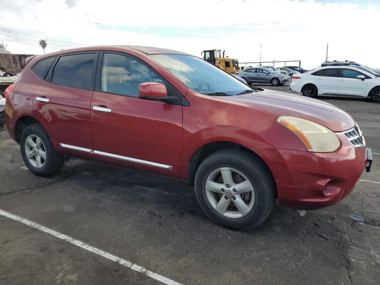2013 Nissan Rogue VIN JN8AS5MT8DW539599 Copart auction photo, vandalism damage thumbnail 4