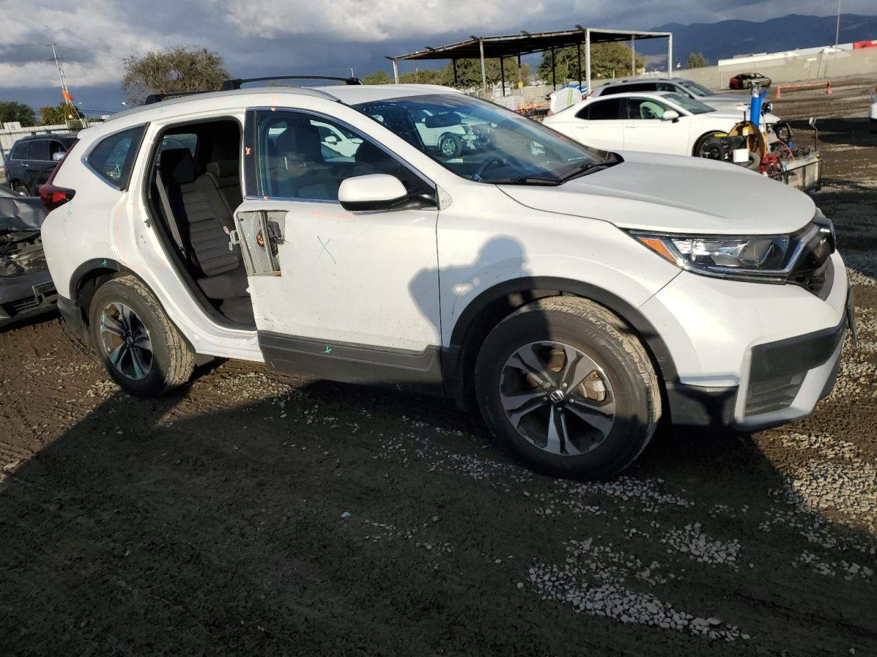 2021 Honda CR-V VIN 7FARW1H77ME022036 Copart auction photo, side damage thumbnail 4