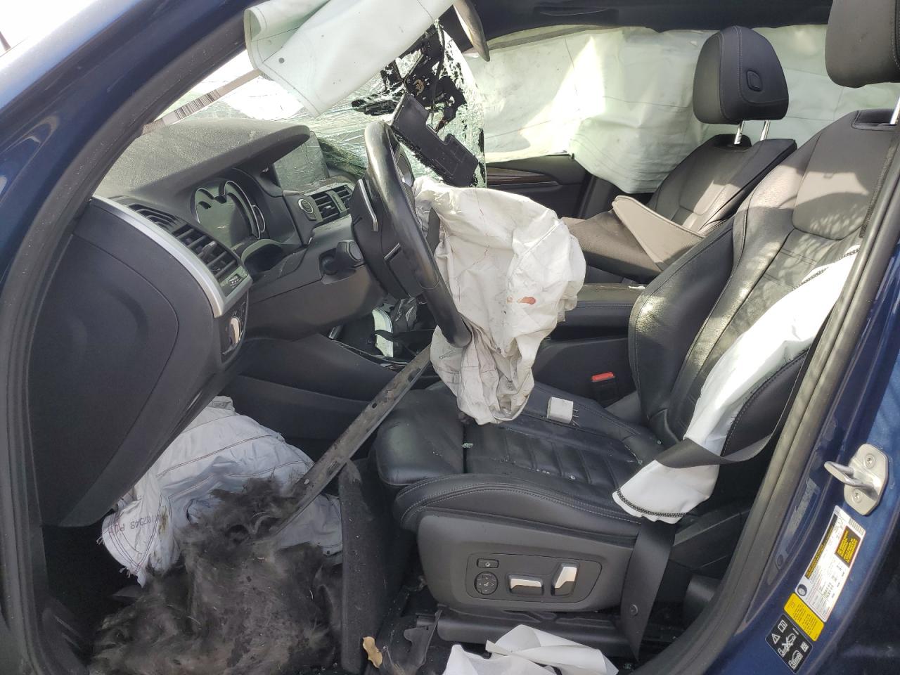 2018 BMW X3 VIN 5UXTR9C57JLD62455 Copart auction photo, all over damage thumbnail 7