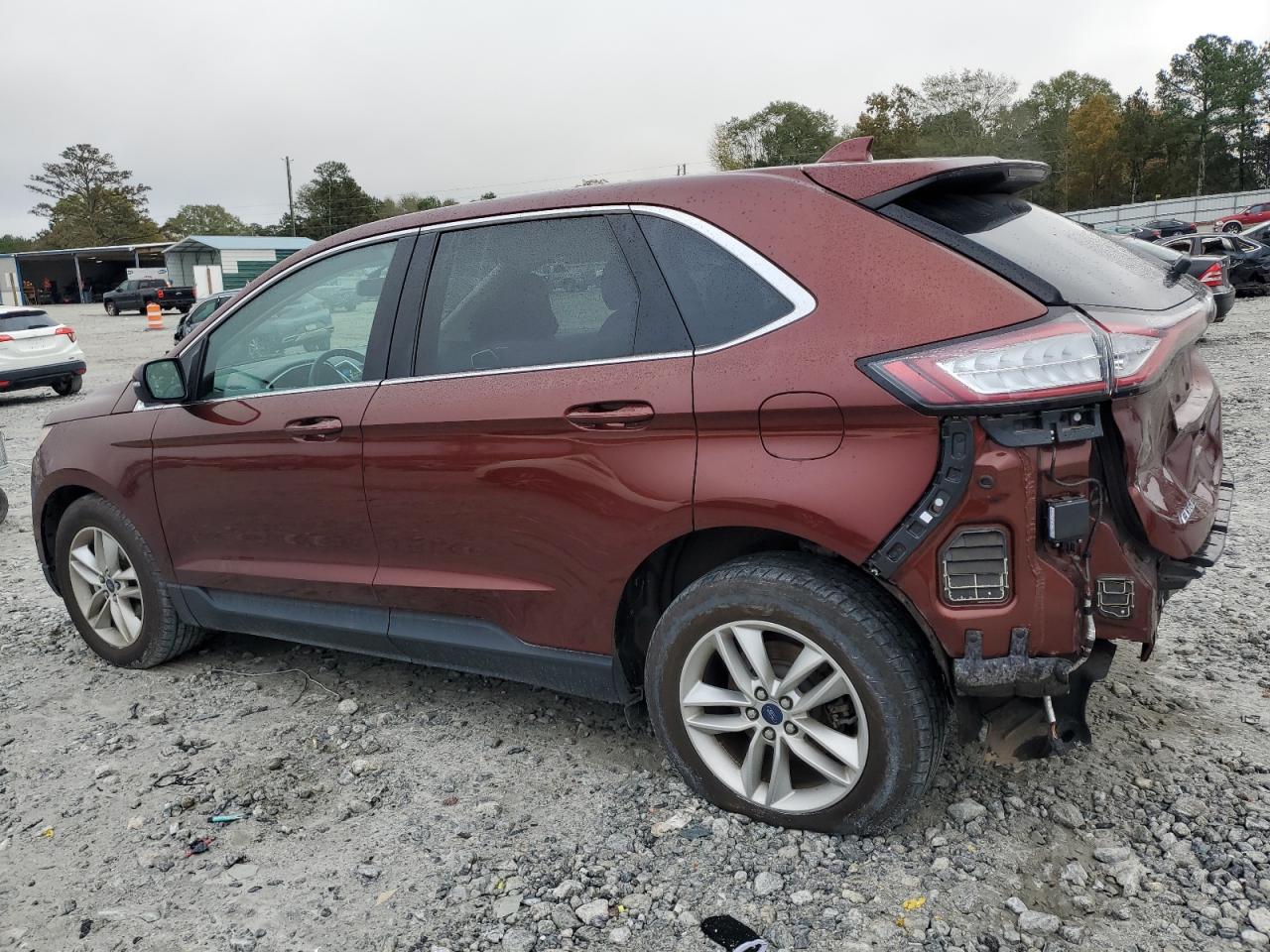 2015 Ford Edge VIN 2FMTK3J90FBB11222 Copart auction photo, rear end damage thumbnail 2