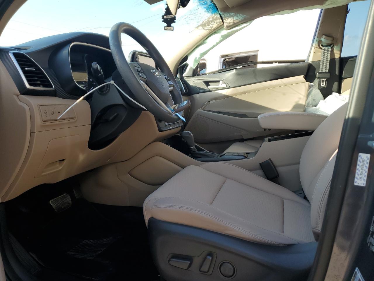 2021 Hyundai Tucson VIN KM8J33AL1MU312487 Copart auction photo, side damage thumbnail 7