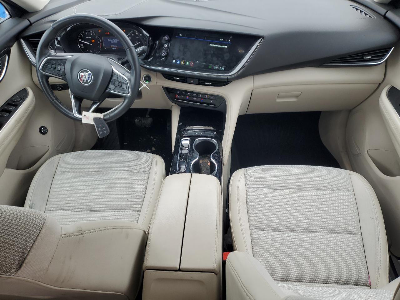 2022 Buick Envision VIN LRBAZLR41ND124374 Copart auction photo, front end / minor dent/scratches damage thumbnail 8