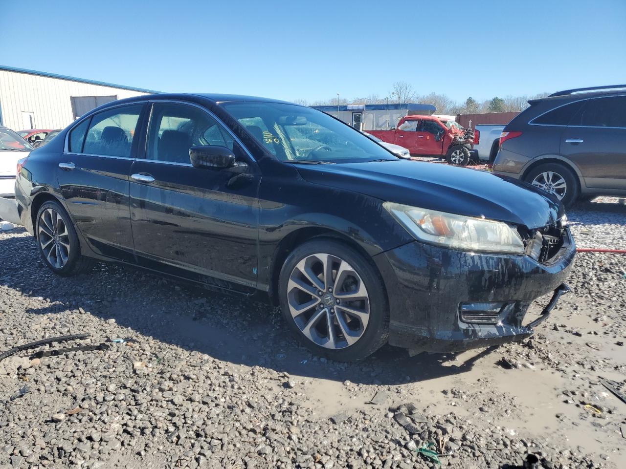 2014 Honda Accord VIN 1HGCR2F53EA158711 Copart auction photo, front end damage thumbnail 4