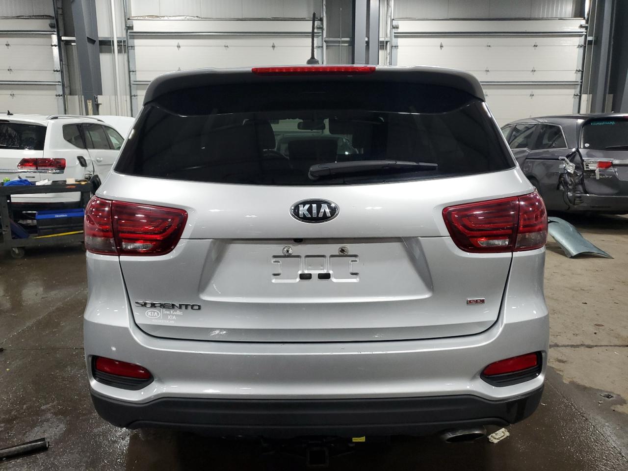 2020 KIA Sorento VIN 5XYPGDA35LG656252 Copart auction photo, side / front end damage thumbnail 6