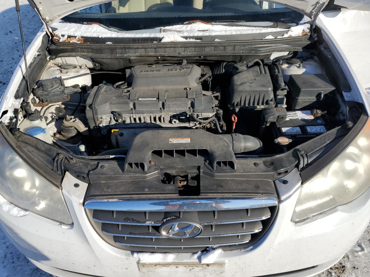 2009 Hyundai Elantra VIN KMHDU46D49U819344 Copart auction photo, rear end / side damage thumbnail 11