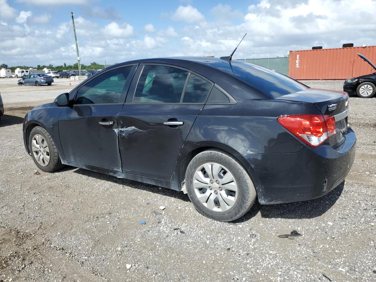 2014 Chevrolet Cruze VIN 1G1PA5SH2E7148783 Copart auction photo, side damage thumbnail 2