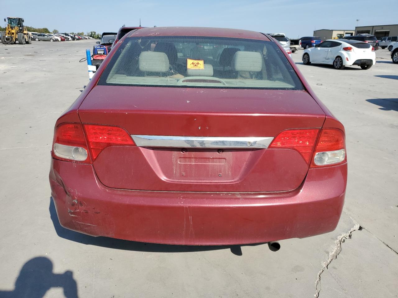 2009 Honda Civic VIN 19XFA16569E051801 Copart auction photo, front end damage thumbnail 6
