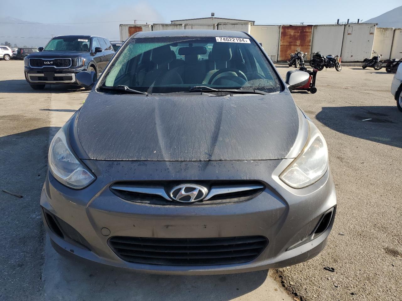 2013 Hyundai Accent VIN KMHCT4AE3DU367152 Copart auction photo, rear end / minor dent/scratches damage thumbnail 5
