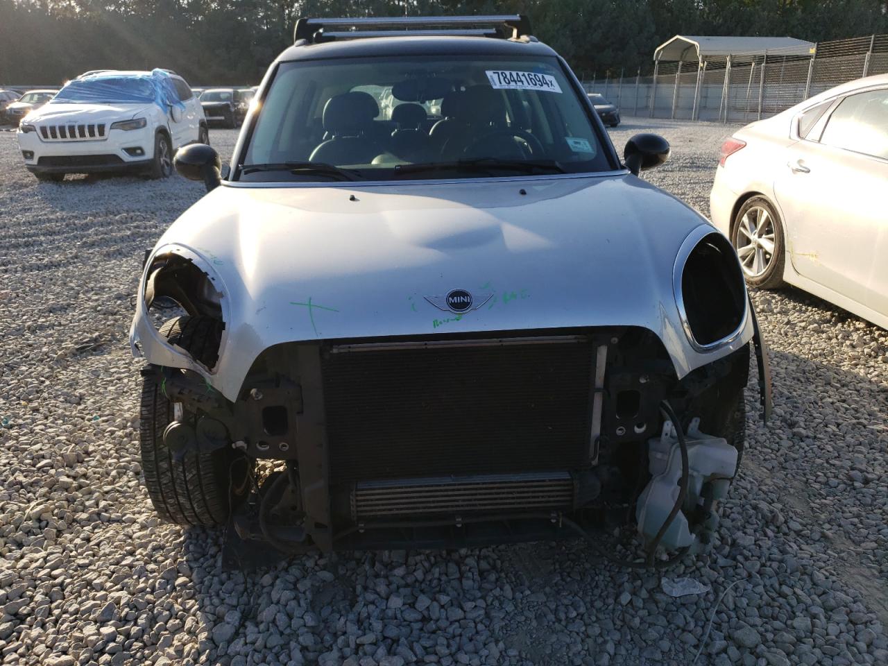2013 MINI Cooper VIN WMWZC3C58DWP20623 Copart auction photo, front end damage thumbnail 5