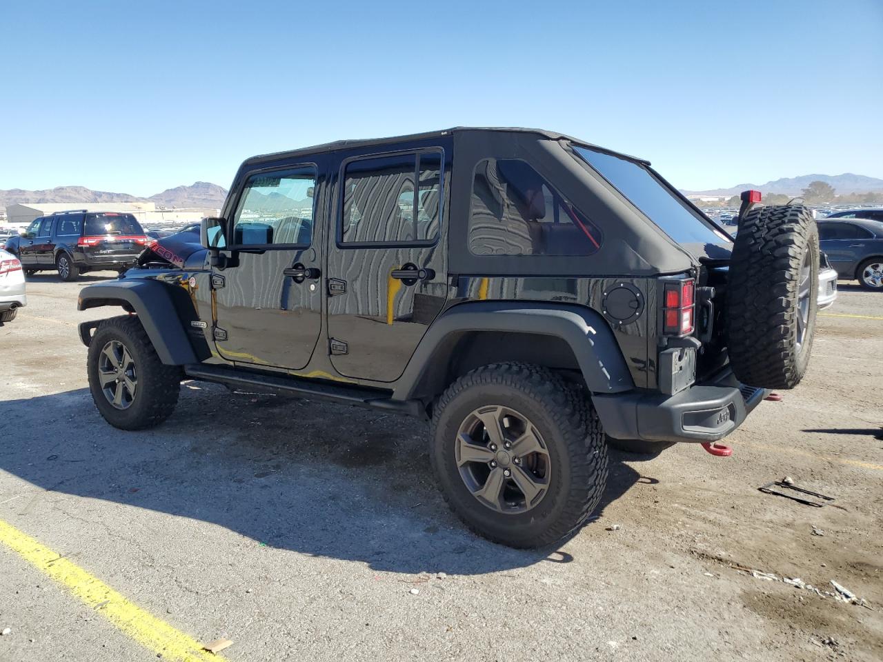 2017 Jeep Wrangler VIN 1C4BJWFG8HL705717 Copart auction photo, front end damage thumbnail 2