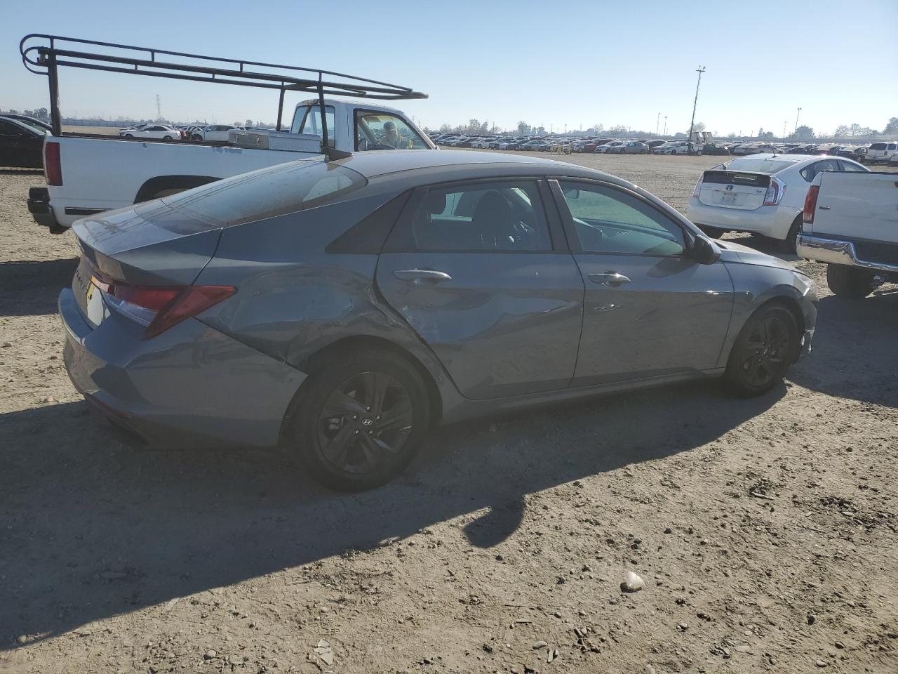 2021 Hyundai Elantra VIN KMHLM4AG1MU071397 Copart auction photo, rear end / front end damage thumbnail 3