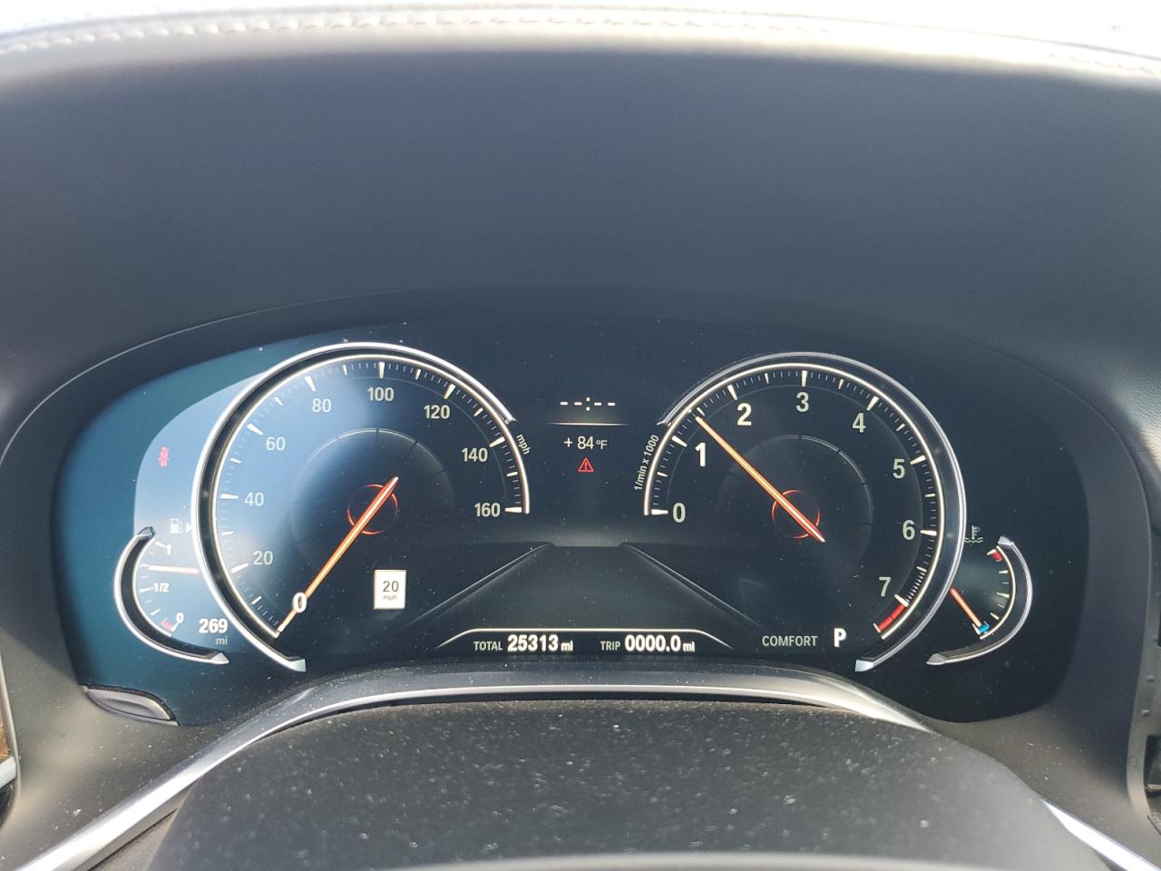 2017 BMW 7er VIN WBA7F0C31HGM21647 Copart auction photo, all over damage thumbnail 9