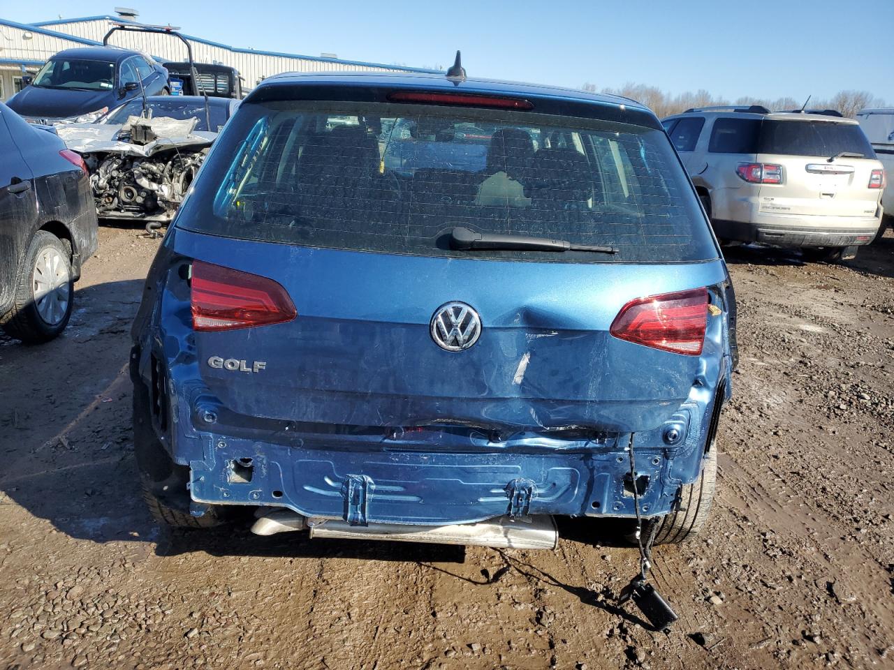2021 Volkswagen Golf VIN 3VWG57AUXMM016474 Copart auction photo, rear end / front end damage thumbnail 6