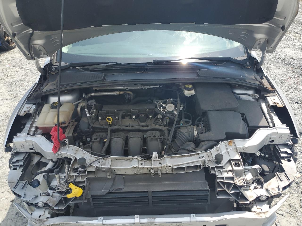 2017 Ford Focus VIN 1FADP3K26HL278818 Copart auction photo, front end damage thumbnail 12