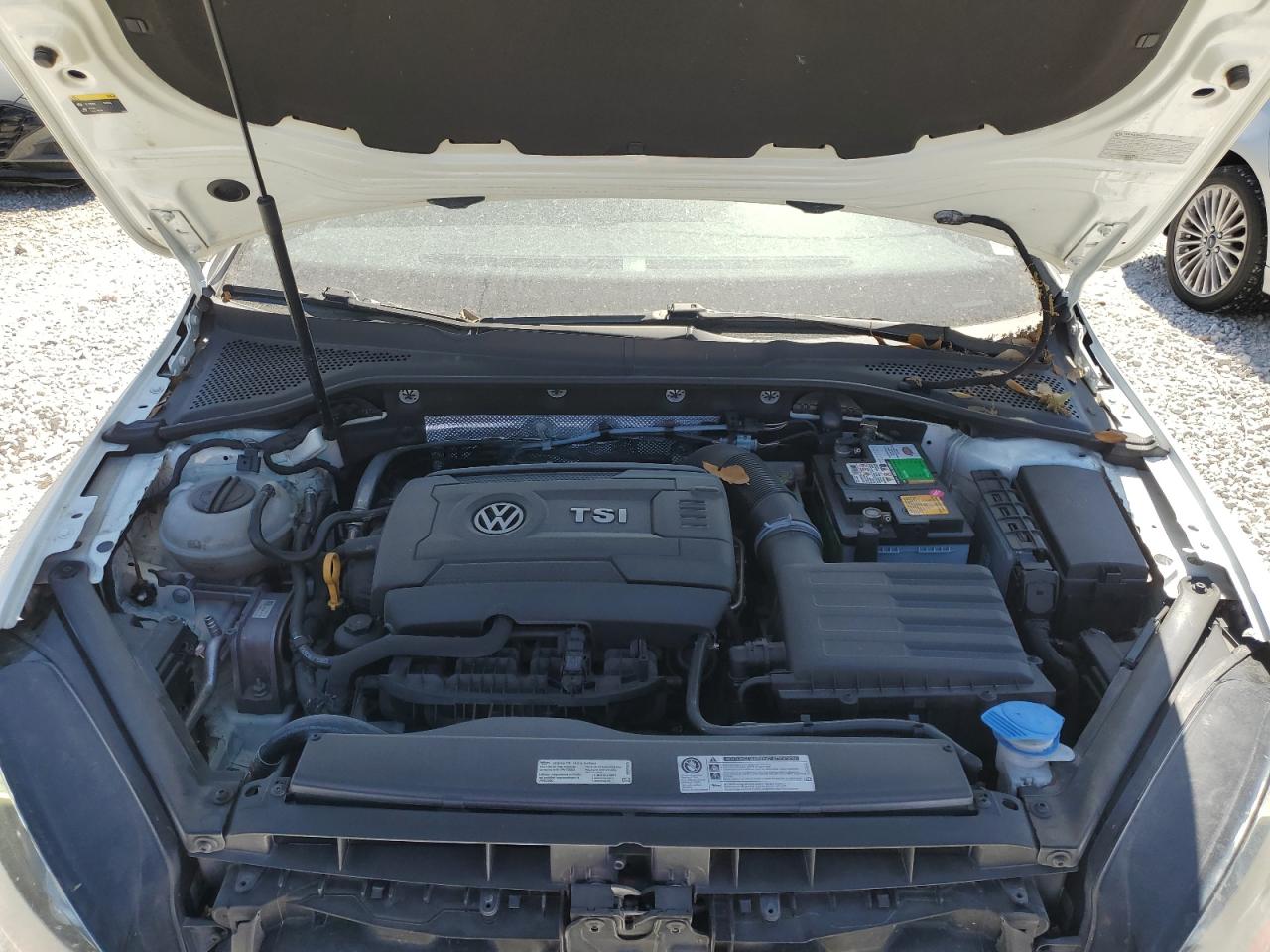 2017 Volkswagen GTI VIN 3VW447AU2HM043227 Copart auction photo, undercarriage / front end damage thumbnail 11