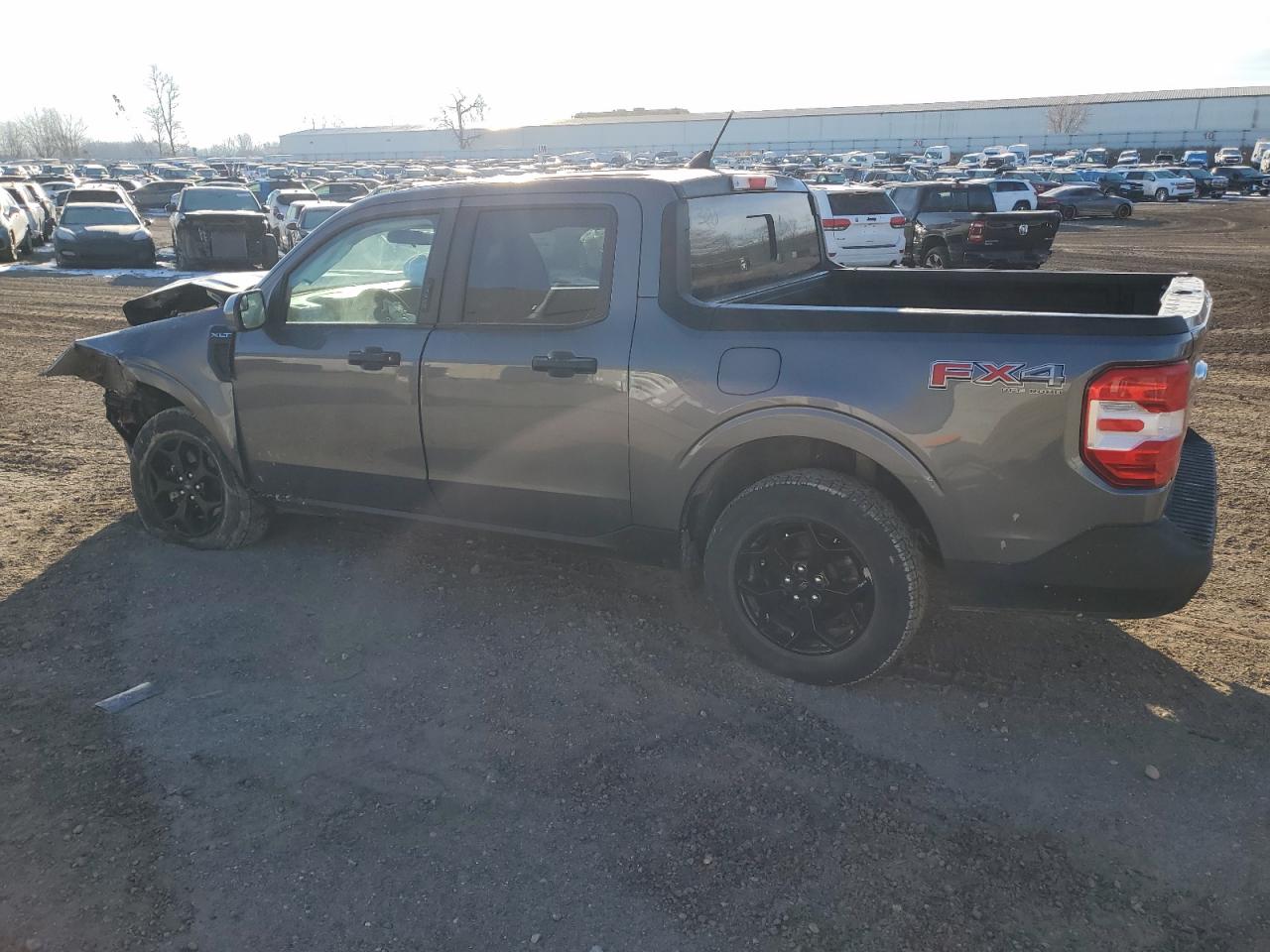 2023 Ford Maverick VIN 3FTTW8F99PRA03778 Copart auction photo, front end / side damage thumbnail 2