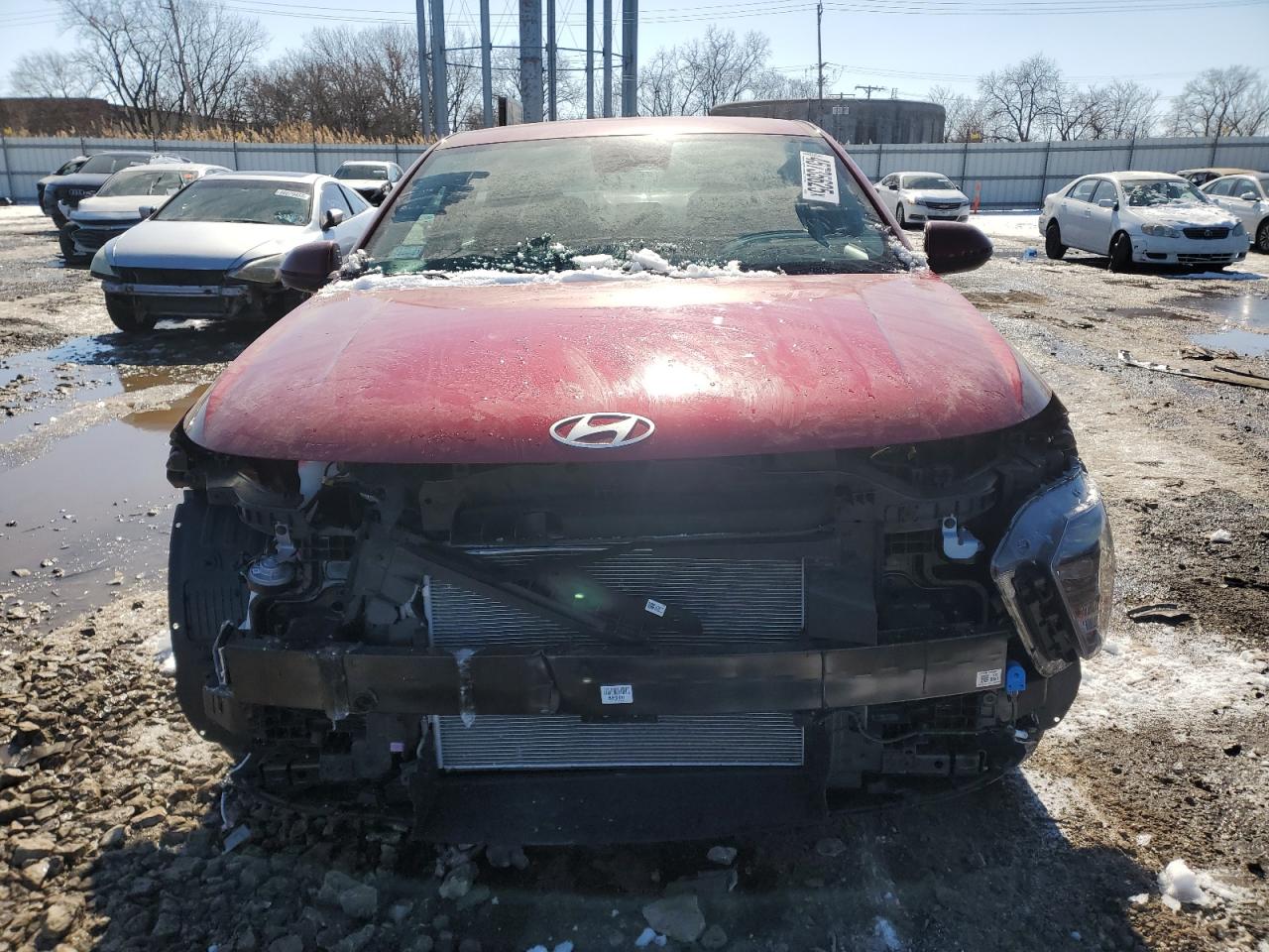 2025 Hyundai Kona VIN KM8HA3AB9SU212453 Copart auction photo, rear end / front end damage thumbnail 5