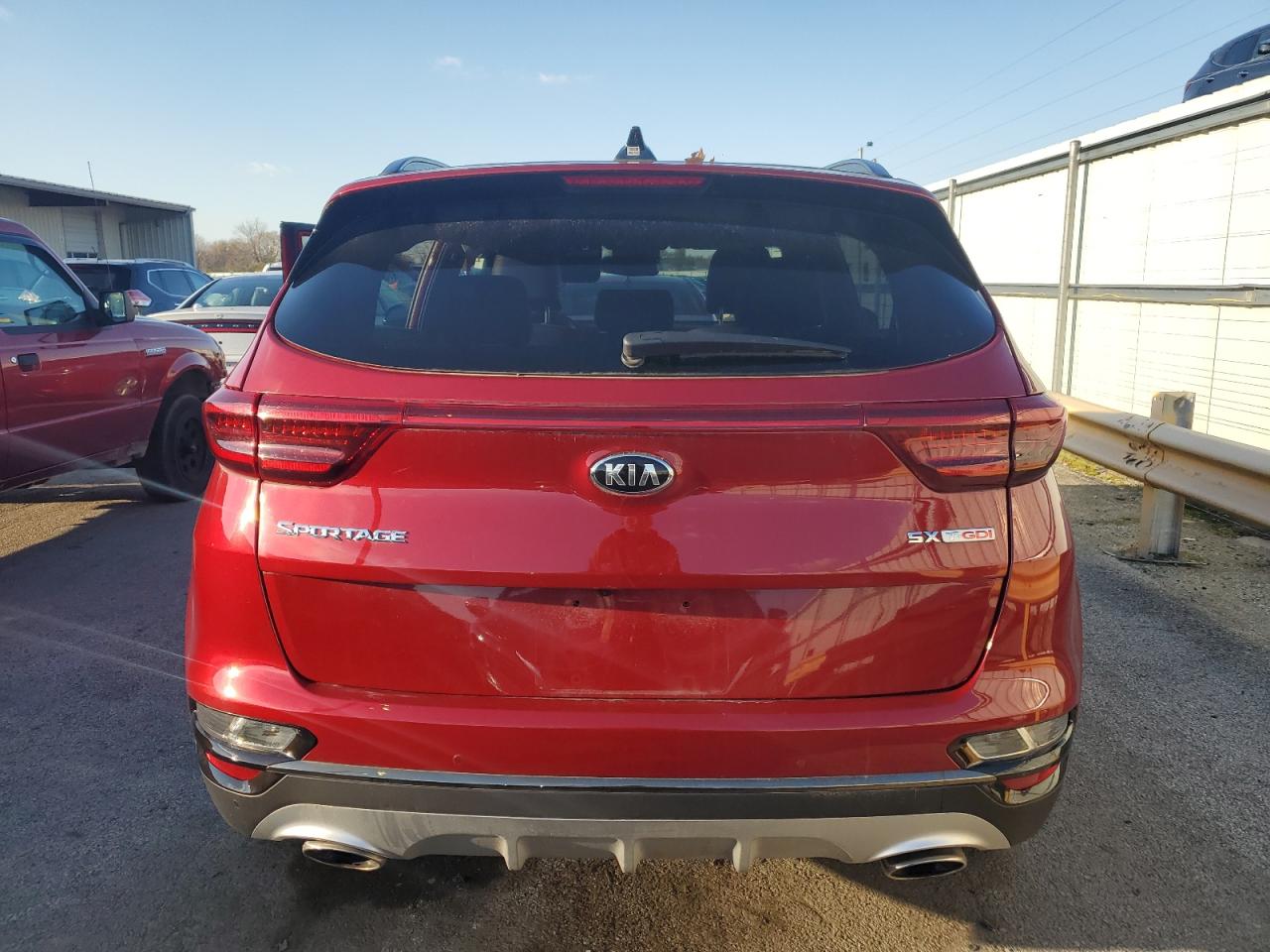 2022 KIA Sportage VIN KNDPRCA66N7950807 Copart auction photo, side / front end damage thumbnail 6