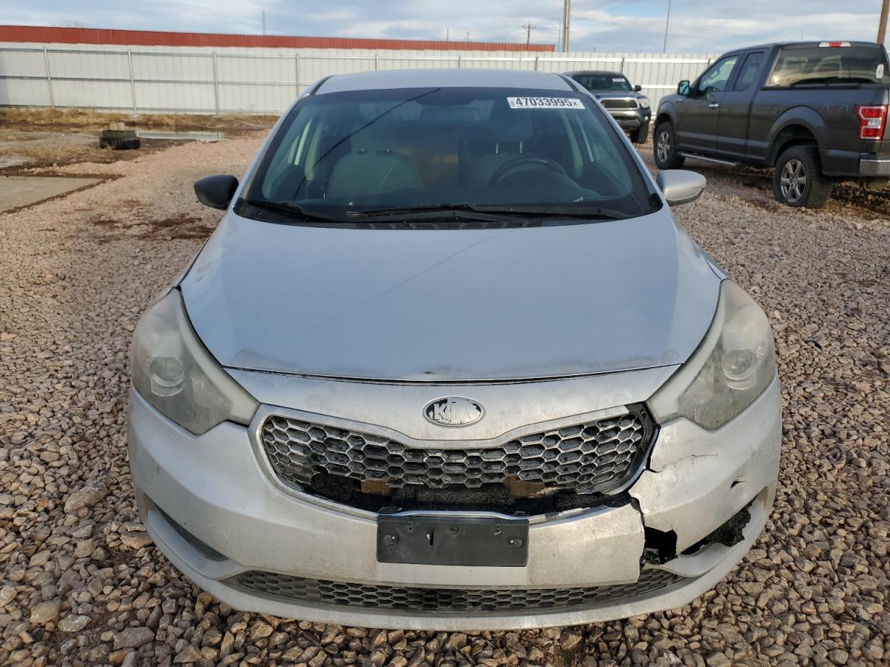 2014 KIA Forte VIN KNAFK4A61E5114434 Copart auction photo, all over damage thumbnail 5