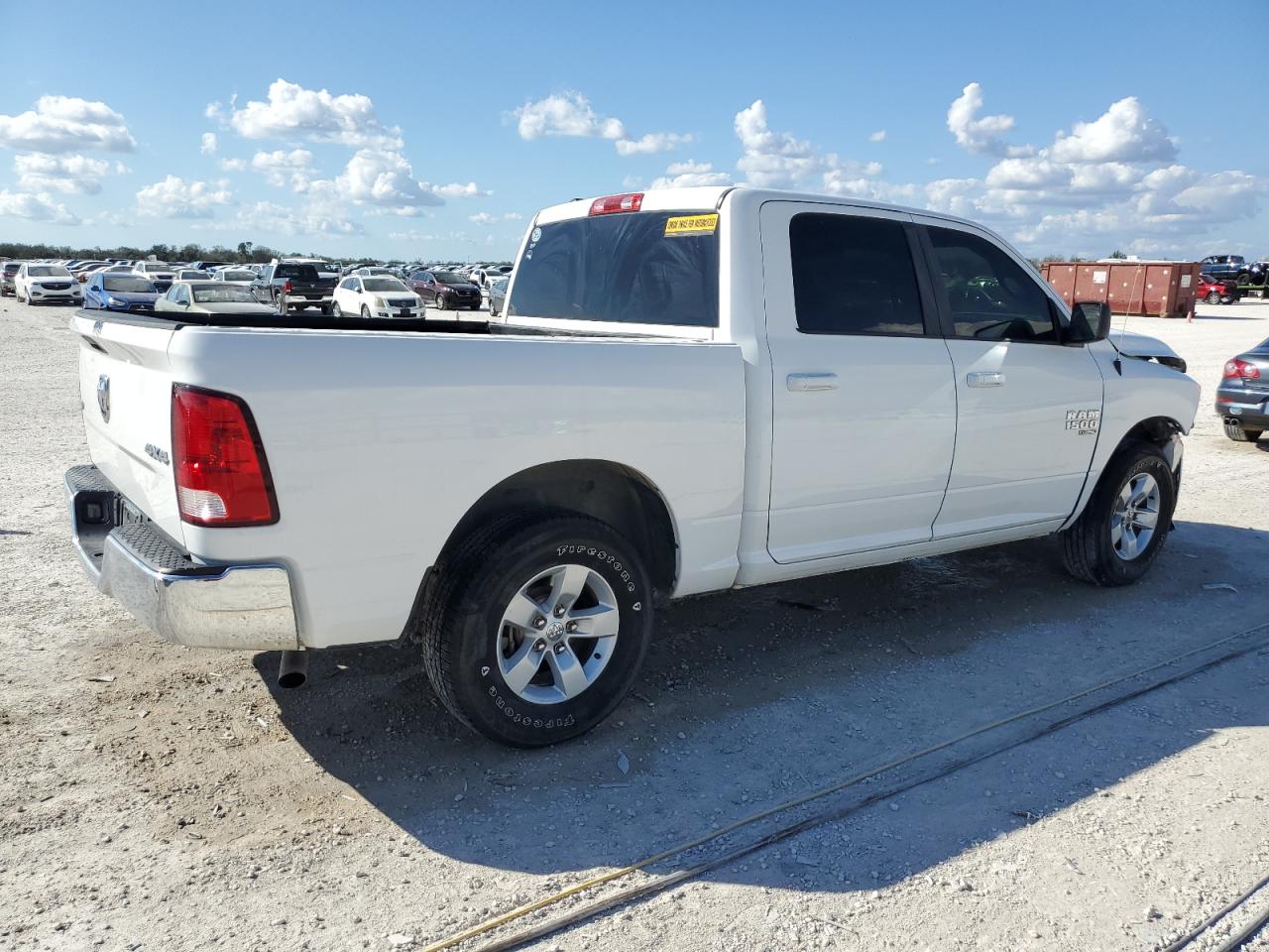 2021 RAM 1500 VIN 1C6RR6LG3MS539996 Copart auction photo, front end / rear end damage thumbnail 3