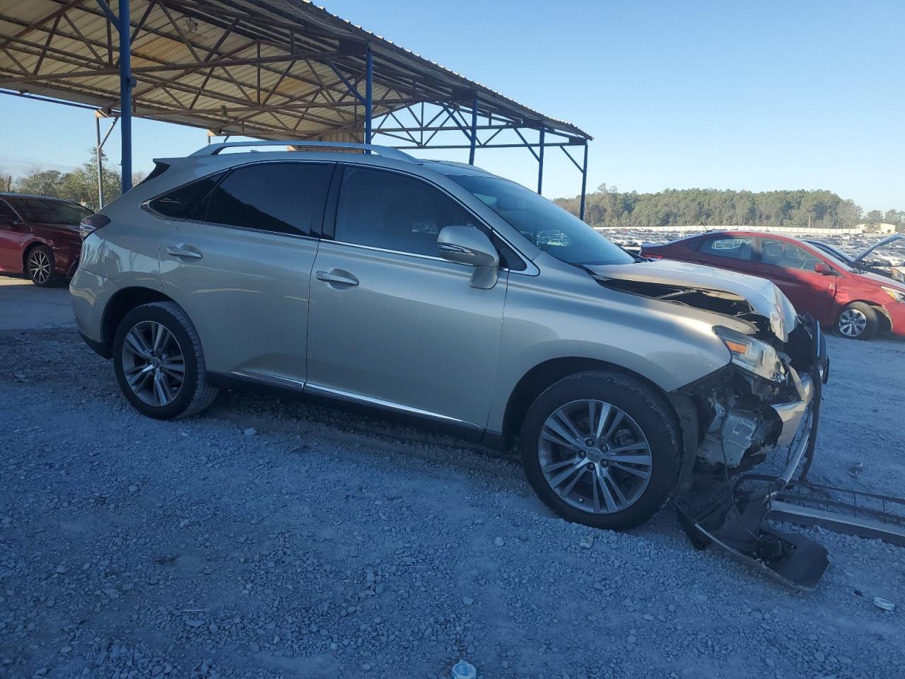 2015 Lexus RX VIN 2T2ZK1BA8FC173367 Copart auction photo, undercarriage / front end damage thumbnail 4