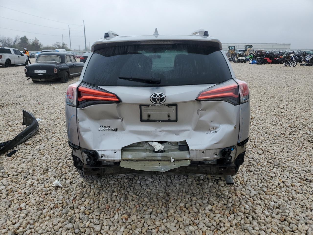 2016 Toyota RAV 4 VIN 2T3BFREV7GW438262 Copart auction photo, rear end damage thumbnail 6