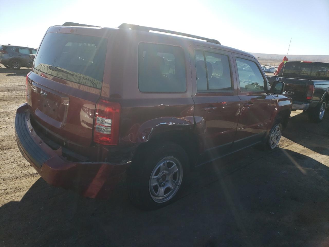 2014 Jeep Liberty (Patriot) VIN 1C4NJRBB8ED751918 Copart auction photo, side damage thumbnail 3