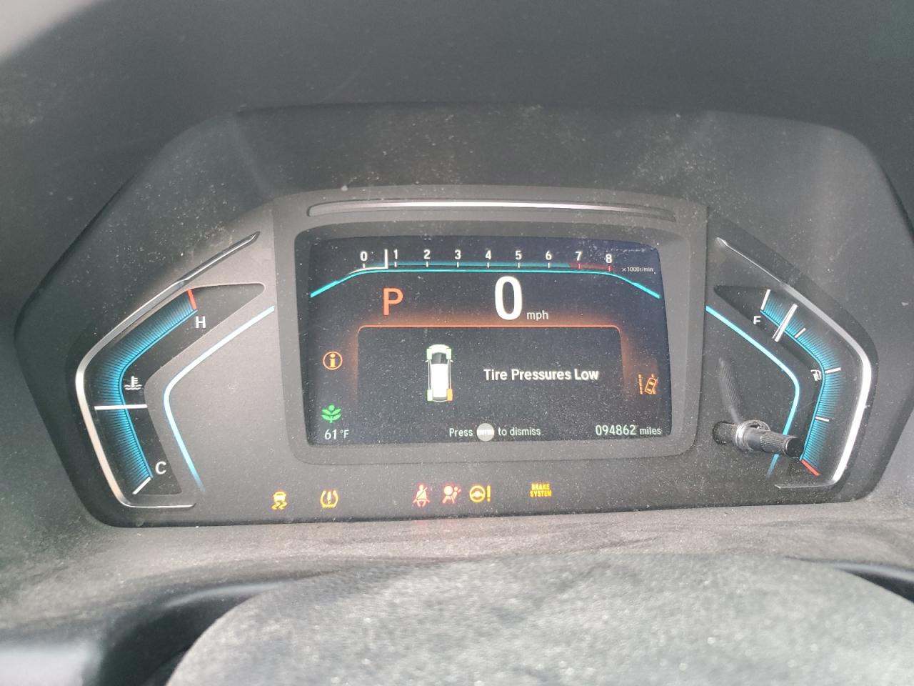 2018 Honda Odyssey VIN 5FNRL6H91JB077614 Copart auction photo, side / rear end damage thumbnail 9