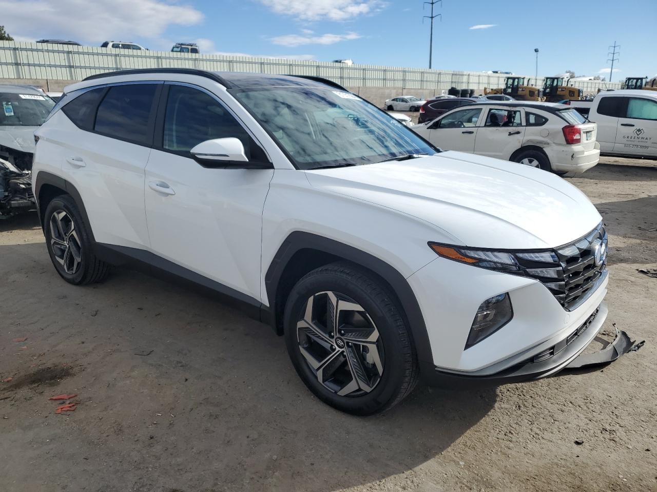 2024 Hyundai Tucson VIN KM8JCCD17RU207809 Copart auction photo, front end damage thumbnail 4
