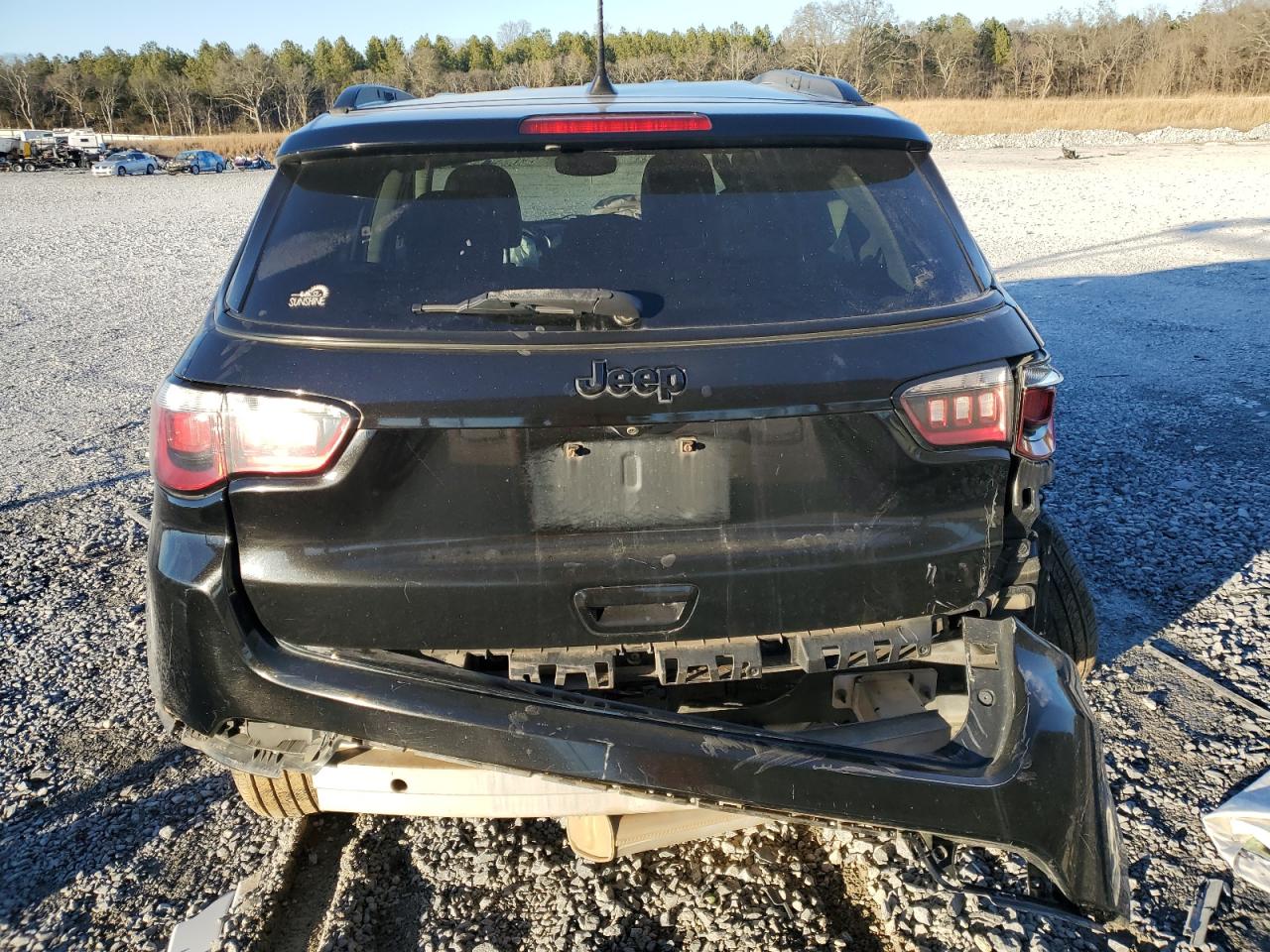 2019 Jeep Compass VIN 3C4NJCBB9KT623707 Copart auction photo, all over damage thumbnail 6