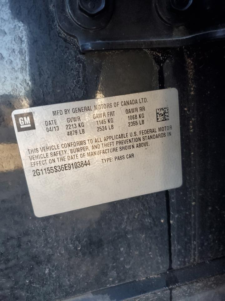 2014 Chevrolet Impala VIN 2G1155S36E9103844 Copart auction photo, front end damage thumbnail 12